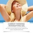 Zenghuiiii Apply Lotion Back Carrot Tanning Gel Tanning Evens Out Skin