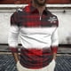thumbnail image 1 of Blusa y camisa de manga larga con cuello vuelto para hombre, jersey con cremallera y solapa estampada, blusa de manga larga con cuello vuelto, blusa de poliéster para hombre, 1 of 5