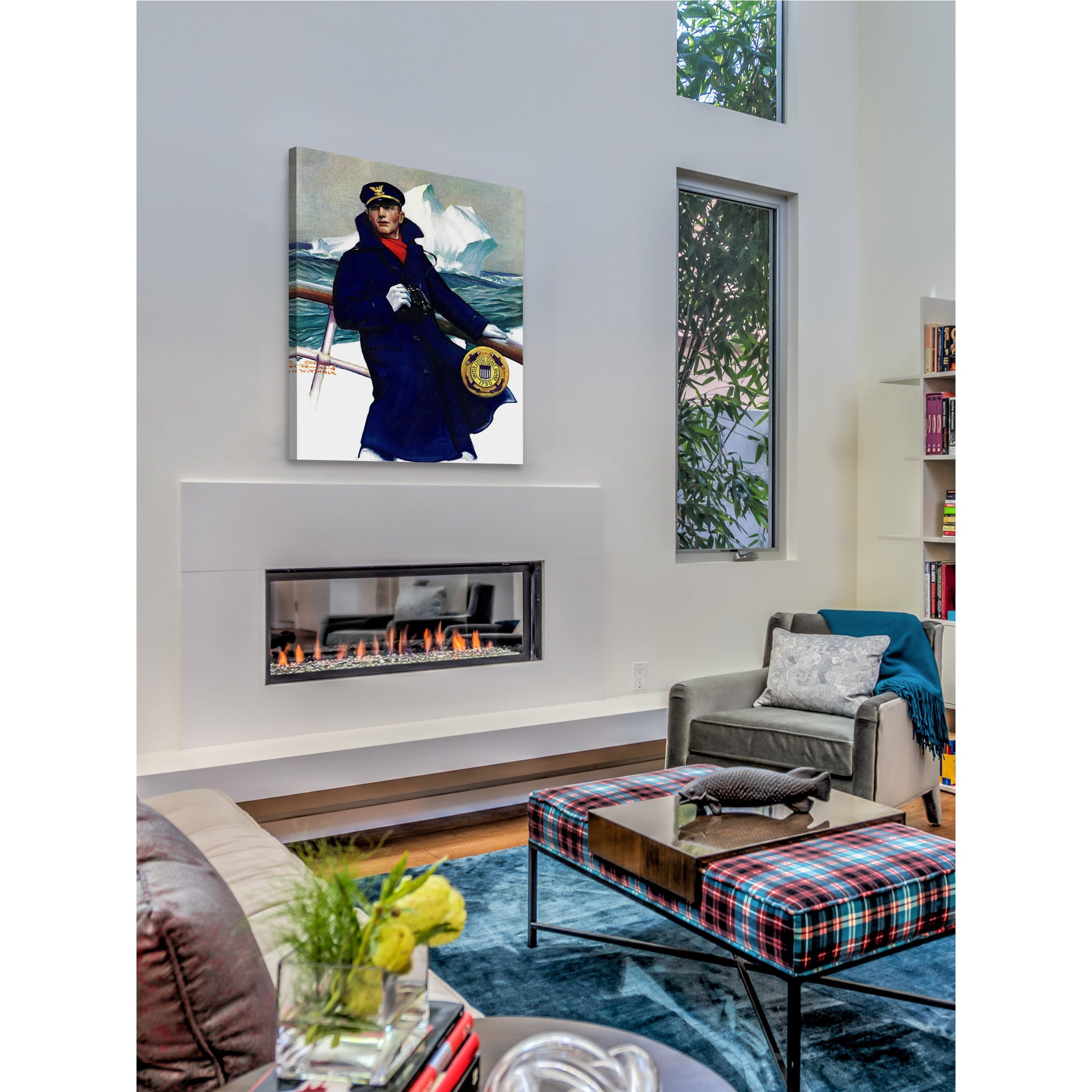 Marmont Hill - "The Captain" Painting Print on Wrapped Canvas