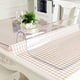 thumbnail image 1 of Mantel de PVC a prueba de agua, mantel transparente para mesa, alfombrilla con diseño de cocina, paño de aceite, mantel de tela suave de vidrio de 1,0mm LingWen 9024715618009, 1 of 1