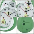 thumbnail image 3 of REGALWOVEN Mechanical Alarm Clock Colorful Cartoon Design, Gentle Alarm, Fruit Appearance for Living Room Green 4.5"L x 2.2"W x 5.3"H, 3 of 6