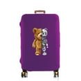 thumbnail image 1 of Luggage Cover Suitcase Protector Robot Bear Pattern Thicken Elasticity Dust Cover Anti-Scratch Protective Set 18-32 Inch Trolley purple XL, 1 of 6
