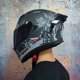 thumbnail image 3 of Casco de carreras de cara completa, serie aprobada por DOT, casco Capacete Casco, casco de motocicleta, casco de motocross con esquinas con personalidad, 3 of 5