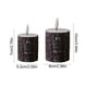 thumbnail image 3 of Oioii 2-Piece Flameless Candle Lights Set - 1 Large 1 Small Pines Bark Design, Flickering LED Candles, Battery-Powered, Perfect for Christmas Winter Holiday Decorations, Cozy Ambiance Maker, 3 of 6
