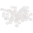thumbnail image 2 of Mizh - 100 almohadillas para orejas redondas transparentes, antidolor, para hombre y mujer, 2 of 6