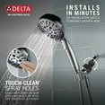 thumbnail image 4 of H2Okinetic® 6-Setting Hand Shower - Delta 75536, 4 of 8