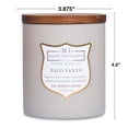 thumbnail image 5 of Manly Indulgence Signature Palo Santo Scented Jar Candle, 15 oz, 60h Burn, Warm & Spicy, 5 of 8