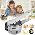 thumbnail image 1 of CRCMUHE Food Blender Stainless Potato Masher Rice Fruit Vegetable Juicer Press Maker, 1 of 7