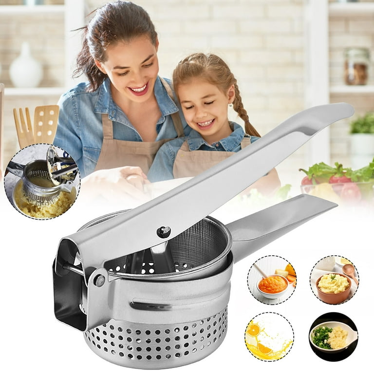 Miayilima Electric Food Mixer Potato Stainless Steel Potato Masher And  Kitchen Tool Press And Mash for Perfect Mashed Potatoes 