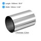 thumbnail image 2 of Uxcell Rollo de lámina de acero inoxidable 304, placa de tira metálica pulida de 0.2mm x 100mm x 1M para manualidades tono plateado, 2 of 4