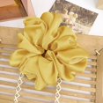 thumbnail image 1 of Gomas para el cabello de gran tamaño para mujer, bandas de goma para el cabello de seda satinada sólida, accesorios para lazos para el cabello, soporte para coleta Tan Jianjun unisex, 1 of 2