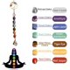 thumbnail image 4 of 7 chakras piedra curativa árbol de la vida colgante de pared decoración interior del hogar, decoración de ventanas, meditación de yoga, 4 of 5