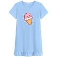 thumbnail image 2 of Little Hand Girls Nightgowns 2pcs Summer Short Cotton Sleep Dresses Dress for Kids Clothing 6T, 2 of 7