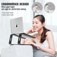 thumbnail image 2 of Laptop Riser Stand, Universal Detachable Portable Sturdy Aluminum Alloy Notebook PC Desk Holder, Between 11"-15.6", 2 of 7