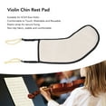 thumbnail image 3 of Violin Chin Rest Pad, Violin Shoulder Rest Pad Secure and Stable  for Daily Practice for 4/4 3/4 Size, 3 of 7