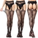 thumbnail image 2 of Mujeres Sexy Encaje Malla Lencería Neta Encaje Top Liguero Muslo Medias Pantimedias Fridja nalpqowj15481, 2 of 6