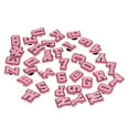 thumbnail image 4 of Adornos para zapatos Jadeshay 37 Piezas de PVC con letras, 4 of 14