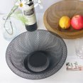thumbnail image 3 of Cesta de frutas de malla de alambre de hierro creativa de doble capa, cesta de almacenamiento moderna para bocadillos y dulces, plato de frutas secas, plato de frutas para el hogar, 3 of 5
