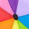 thumbnail image 5 of 1Pcs Three Folding Flat Edge Rainbow Bumper Cloth Umbrella Sunshade Sun Umbrella Ladies Umbrella Gift Umbrella Windproof Travel Umbrella Foldable Folding Small Compact Umbrella, 5 of 9