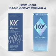 K-Y Silicone Personal Lube, Premium Silicone Lubricant For Couples and Sexual Wellness, 1.5 fl oz