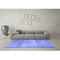 thumbnail image 3 of Ahgly Company Machine Washable Indoor Rectangle Persian Blue Traditional Area Rugs, 5' x 8', 3 of 4
