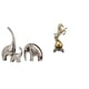 thumbnail image 1 of Figuras de familia de elefantes de cerámica y estatuas modernas de caballos, arte artesanal, escultura coleccionable de animales, adorno para el hogar, 1 of 8