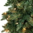 thumbnail image 5 of Best Choice Products 7.5ft Pre-Lit Hinged Fir Artificial Pencil Christmas Tree w/ 350 Warm White Lights, 5 of 7