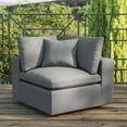 thumbnail image 2 of Commix Overstuffed Outdoor Patio Corner Chair, 2 of 6