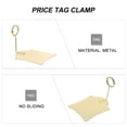 thumbnail image 4 of Weiweiguan 3pcs Price Tag Holder Metal Bakery Label Holder Supermarket Price Tag Clips, 4 of 7