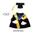 thumbnail image 3 of 4 Piece Graduation Themed Porch Goose Outfits With Gown Cap Glasses And Diploma Scroll For 19-23 Inch Statues Graduation Season Front Porch Decor, 3 of 8