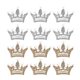 thumbnail image 2 of Crown Brooch 12Pcs Assorted Pin Design Alloy Material for Decor Brooches, 2 of 2