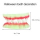 thumbnail image 3 of EeaseMX 5 piezas de decoración de dientes de Halloween, dentaduras postizas de zombi demonio, accesorios de dientes artificiales para fiesta, 3 of 8
