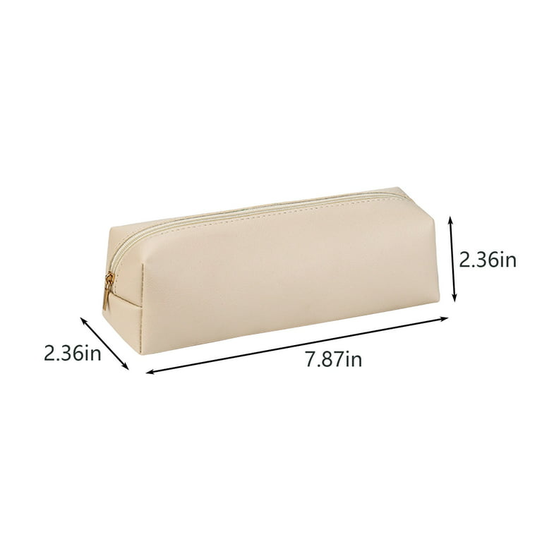 Beige Pencil case / Pen case / Pencil pouch / Cosmetic bag - Shop Pursful  Pencil Cases - Pinkoi