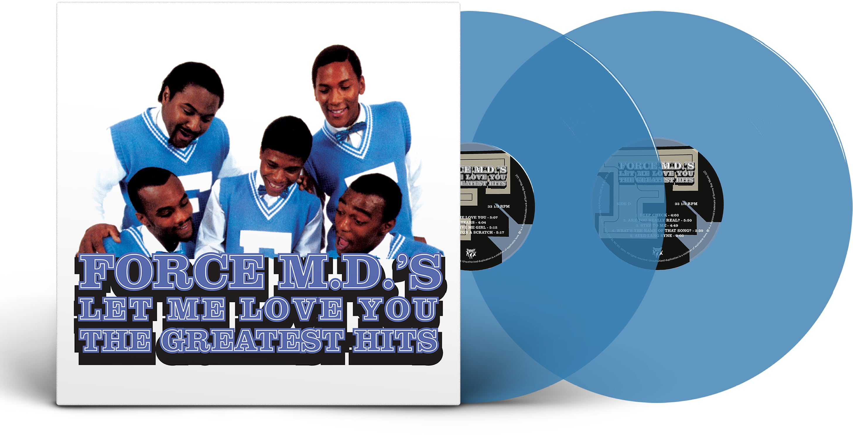 The Force M.D.'s - Let Me Love You: The Greatest Hits - Opaque Blue - Music & Performance - Vinyl