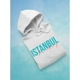thumbnail image 3 of Istanbul Turkey Blue Banner Hoodie Women -Image by Shutterstock, Female 5X-Large, 3 of 4