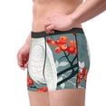 thumbnail image 2 of Fotbe Cockatoo Red Berries Calzoncillos Tipo Boxer con Bolsa de Soporte Total para Hombre, X-Temp Fresco, Transpirable y de Secado Rápido-XX-Large, 2 of 5