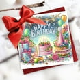 thumbnail image 3 of FLOPESN 12Pcs DIY Folding Greeting Card Diamond Art Painting Creative Design Blessing Card Set for Birthday Crafts Gift, 3 of 12