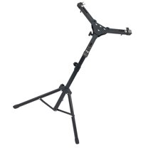 Masteelf Dumb Drum Stand Adjustable Practice Pad Rack for Snare Drums Iron and ABS Black 1Pc