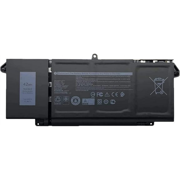 9JM71 HDGJ8 MHR4G 7FMXV TN2GY 4M1JN 1PP63 Laptop Battery Replacement for Dell Latitude 5320 7320 7420 7520 7520 7520 Series (11.4V 42Wh)
