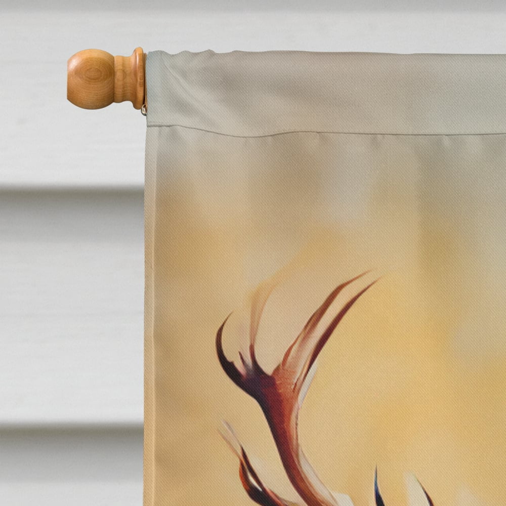 Deer Stag House Flag 28 in x 40 in