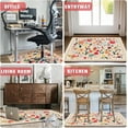 thumbnail image 6 of Office Chair Mat for Hardwood Floor 36"X 48" Office Rugs for Gaming Rolling Chairs Computer Desk Chair Non-Slip Boho Floral Protector Mats for Hard Floor & Tile Floor Decor, 6 of 6