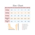 thumbnail image 7 of BLISSFUL STEP Women's Pointed Toe Elastic Strap Stiletto Heelsed Mules Brown 6, 7 of 7