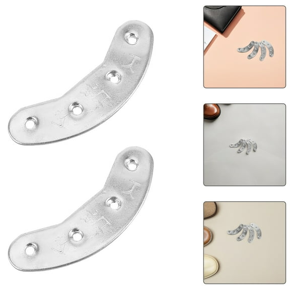 EXHUMKY 3Pares Protectores De Tacón Metálicos Resistentes Para Reparación Y Uso En Exteriores
