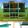 thumbnail image 7 of 8X14FT Outdoor Square Trampolines for Kids Adults Long Rectangular Tumbling Trampoline, 7 of 7