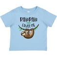 thumbnail image 3 of Inktastic Pawpaw Loves Me Cute Sloth and Baby Boys or Girls Baby T-Shirt, 3 of 5