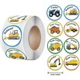thumbnail image 2 of Construction Vehicle Stickers, Trucks, Excavators, Tractors, Reward Stickers, Excellent for Party Favors, Teacher Awards, 2 of 5