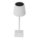 thumbnail image 5 of Lámpara de mesa inalámbrica con pantalla plisada, recargable, LED, decoración del hogar, para leer, color blanco, 5 of 14