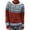 Brick Red, variant on Sweaters For Women Funny Christmas Wine Glass Print Crewneck Sweatshirt - Sparkle Accents Snowflakes Loose Fit Long Sleeve Festive Design M Womens Sweaters
