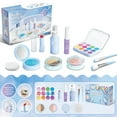 thumbnail image 2 of Viflosae Pretend Play for Boyss 3-5 Children's Household Simulation Lipstick Eye Shadow Makeup Girl's Dressing Household Color Makeup Set Cannot Be Applied The Appearance Simulation, 2 of 7