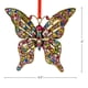 thumbnail image 5 of Adorno navideño de mariposa, adorno colgante de mariposa monarca, decoraciones de mariposas, adornos de recuerdo para árbol de Navidad, adornos de mariposa, regalo para mujeres, niñas y hermanas, 5 of 5